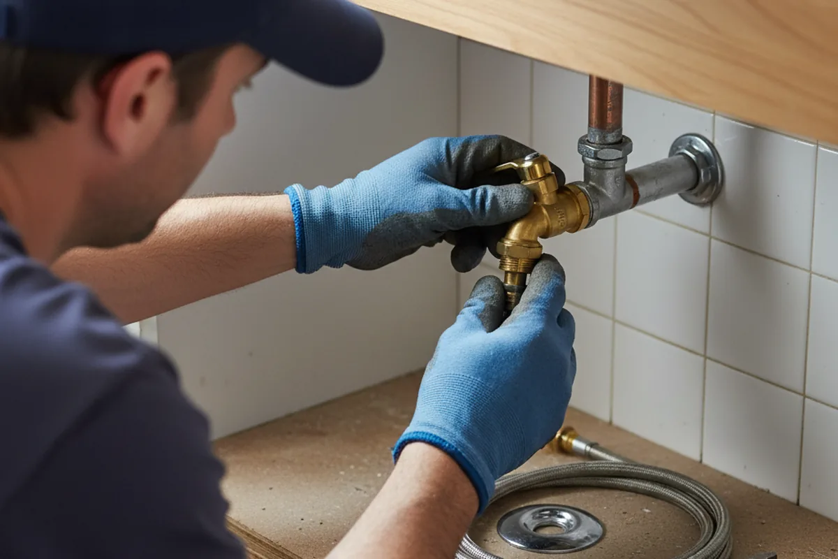Shutoff valve and fitting work during Emergency Plumbing in Bancroft